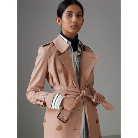 burberry pink apricot trench|burberry trench coat women.